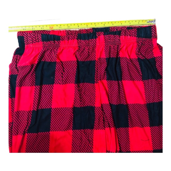 2pack Black & White, Red & Black Checkered soft cozy pajama pants size large new - Picture 9 of 16